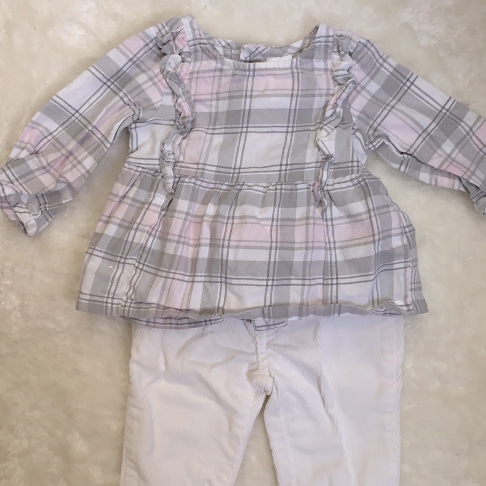 Carter’s plaid and corduroy outfit